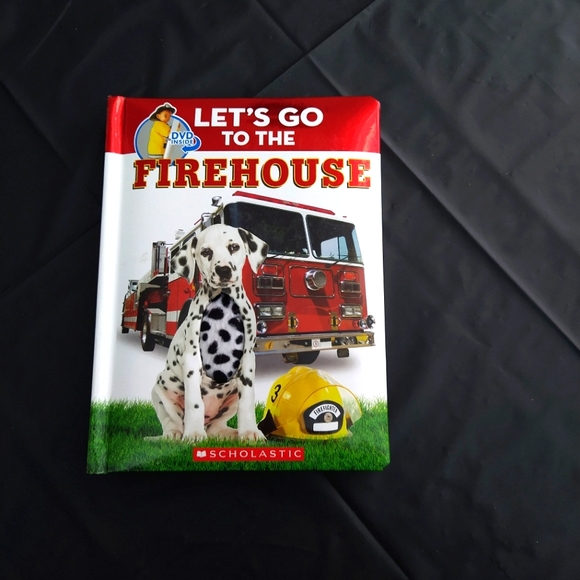 Let's Go to the Firehouse Book w/ DVD - Picture 4 of 5